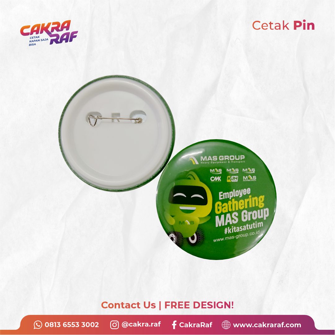 Cetak Pin Peniti Pekanbaru