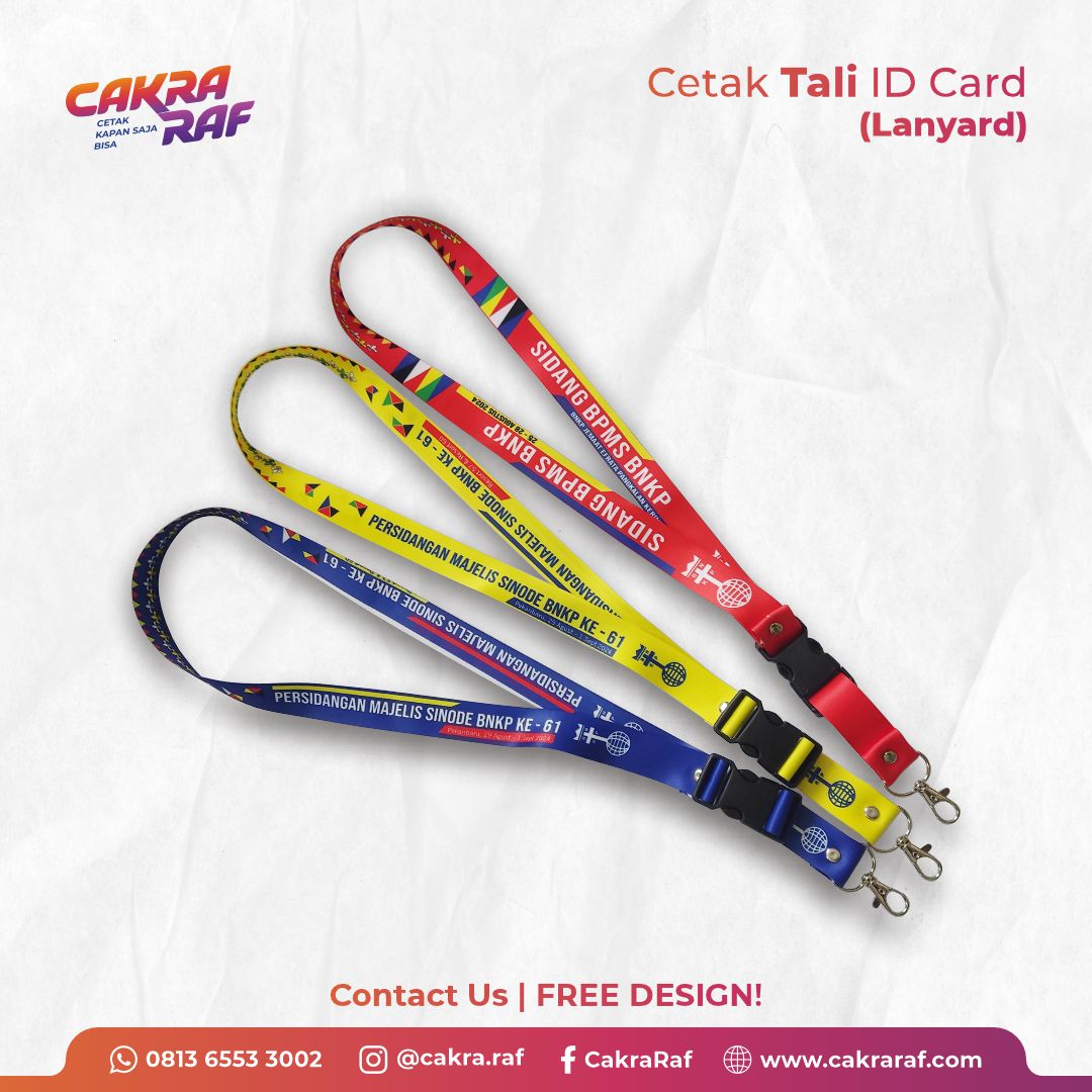 Cetak Tali Lanyard Pekanbaru