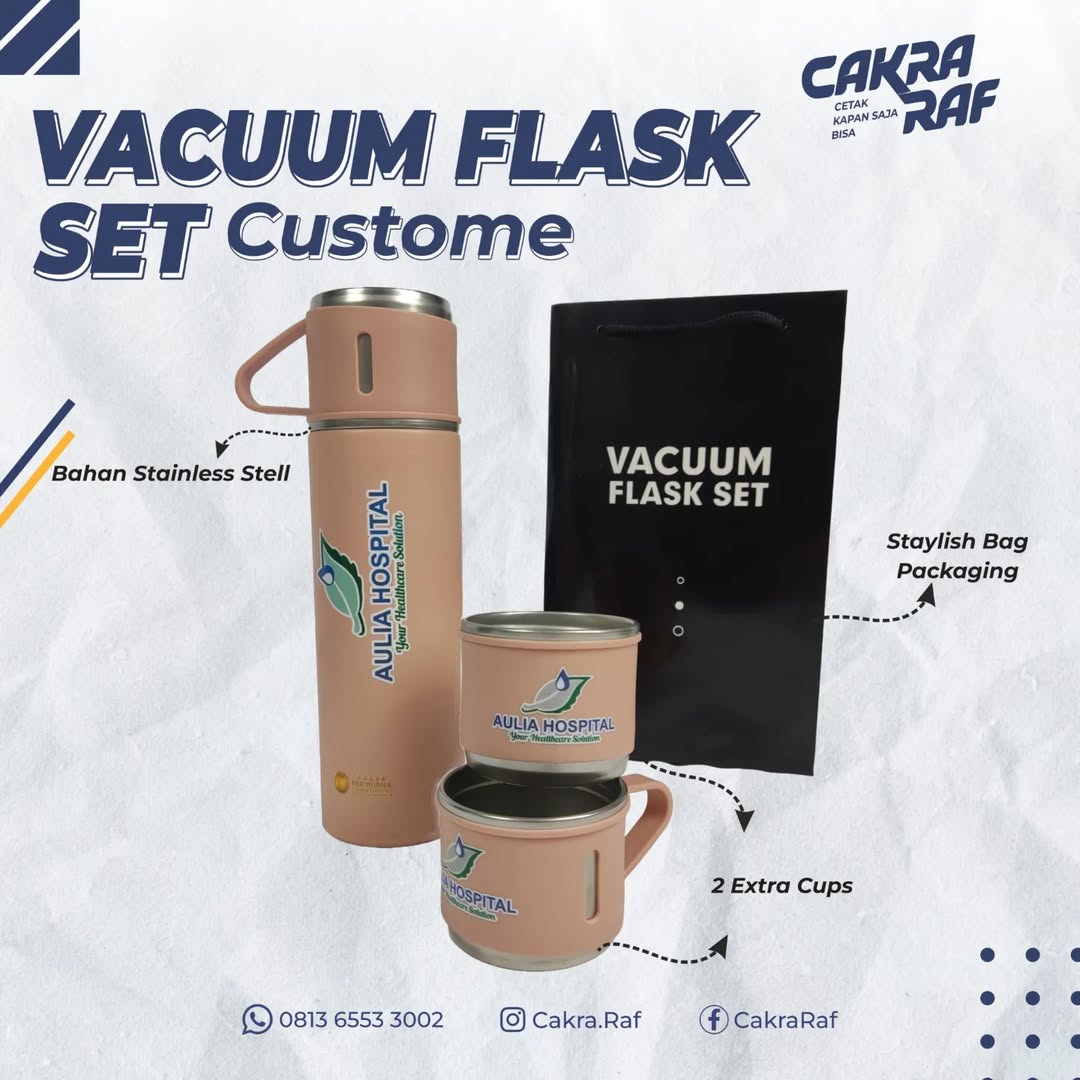 Vacuum Flask Set Custom